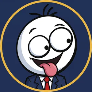 Bob Stickman, with his tongue out